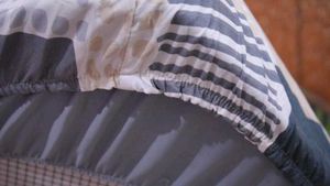 Beautiful Multicolour Fitted Double Bedsheet