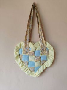 Vintage Heart Quilted Bag