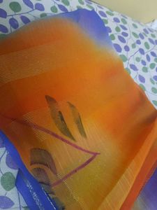 Zaree Two In One Color Saree For Party Wear