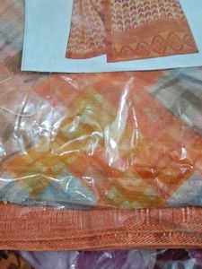 Synthetic  Georgette  Saree  With  Blouse  Pc
