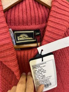Stylish Pink Cardigan Sweater sabhyara brand