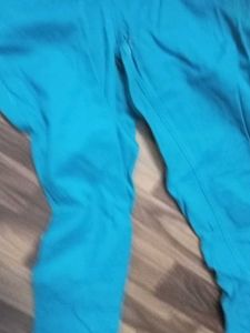 Blue Casual Pants