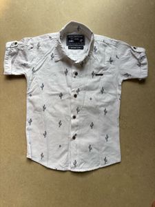 Set Of One Jeans and Two Half Sleeve Shirts