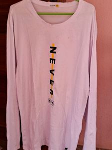 Full Sleev Colorless Branded T Shirt For Men