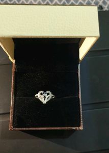Pure silver heart shape 💍