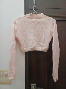 Cute Pink Knit Sweater