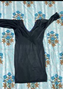 Black Bodycone One Piece