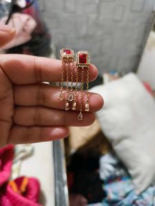 Giva Red Earrings