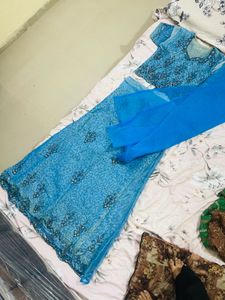 Teal Embellished Y2K lehenga Choli
