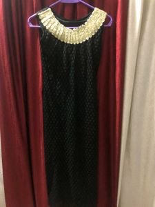 Black Net Dress.