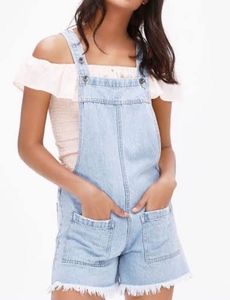 Koovs Denim Overalls/Dungaree❤️‍🔥| Frayed Hem