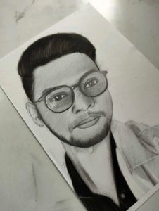 potrait painting hand made draw