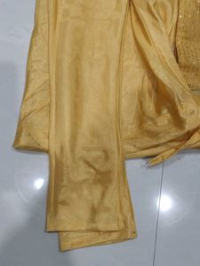 Party Wear Golden Dress Set