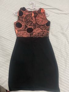 Patterned Sleeveless Dress
