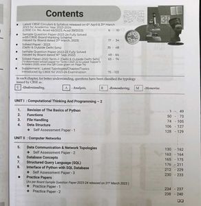 Computer Science Question Bank Class XII