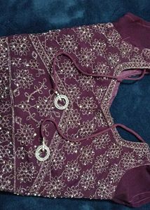 Grape Colour Lehanga