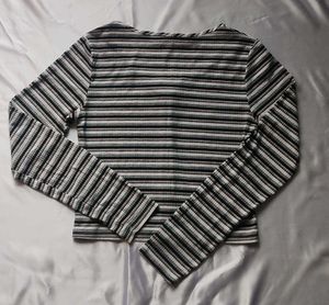 Striped Long Sleeve Top