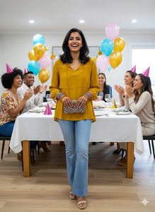 ✨Glow Up in Gold:The Marigold Blouse is HERE!🍯✨