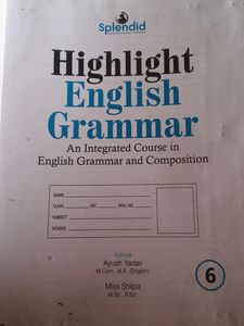 Splendid Highlight English Grammar Class 6 Book