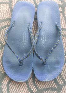 Navy Blue Thongs