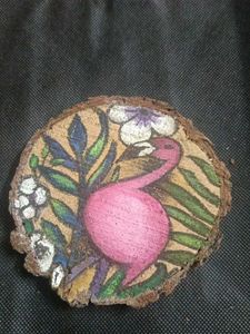 Wood Log Painting