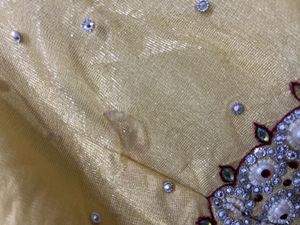Yellow Embellished Dupatta