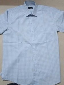 Checkered Light Blue Shirt