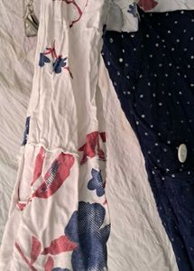 Floral Top &amp; Polka Dot Jumper Dress