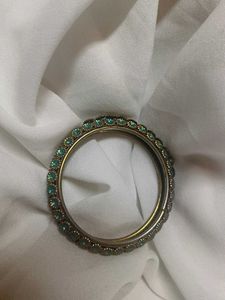 Turquoise Beaded Bangle Bracelet