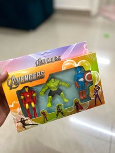 Avengers Erasers - 3 Pc Set