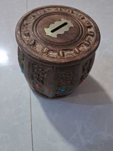 Wooden Coin Bank