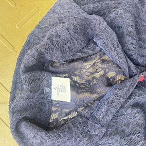 Lace Top with Collar