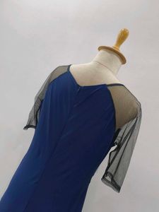 Elegant Navy Blue Maxi Dress