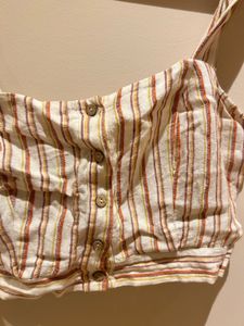 Striped Crop Top