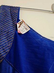 Royal Blue Three Piece Anarkali