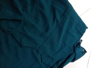 Teal Fit &amp; Flare Dress