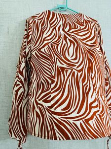 Animal Print Blouse