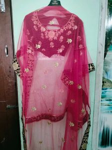 Elegant Embroidered Bridal Lehenga Choli Set