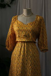 Vera Moda Yellow Floral Dress