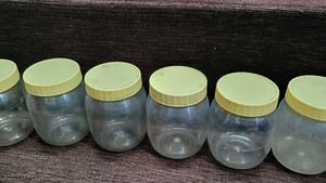 Set of 6 Plastic Jars