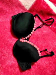 Pink stone studded PINTERESTY BRA 🩷