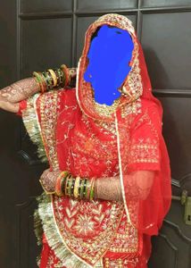 Red & Gold Traditional Indian Wedding Outfit