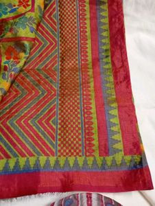 Used Floral Print Joint Brosso Saree