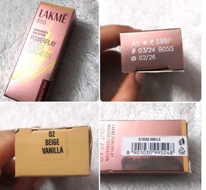 Lakme Powerplay Mousse Foundation, Matte Finish, F