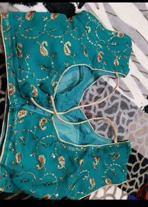 Elegant TurquoisePartyHeavy Work EmbroiderySequenc