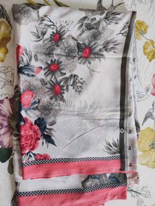 FLORAL Unstitched Georgette Saree