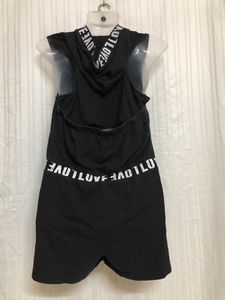 Black Sleeveless Jumpsuit