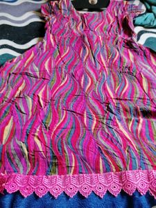 A Line Frock Cut Kurti For Daily Wear Use