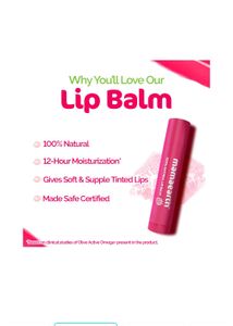 &#34;Mamaearth Nourishing Tinted Lip Balm - Strawberry