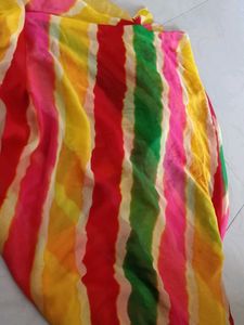 Embellished Leheriya Saree